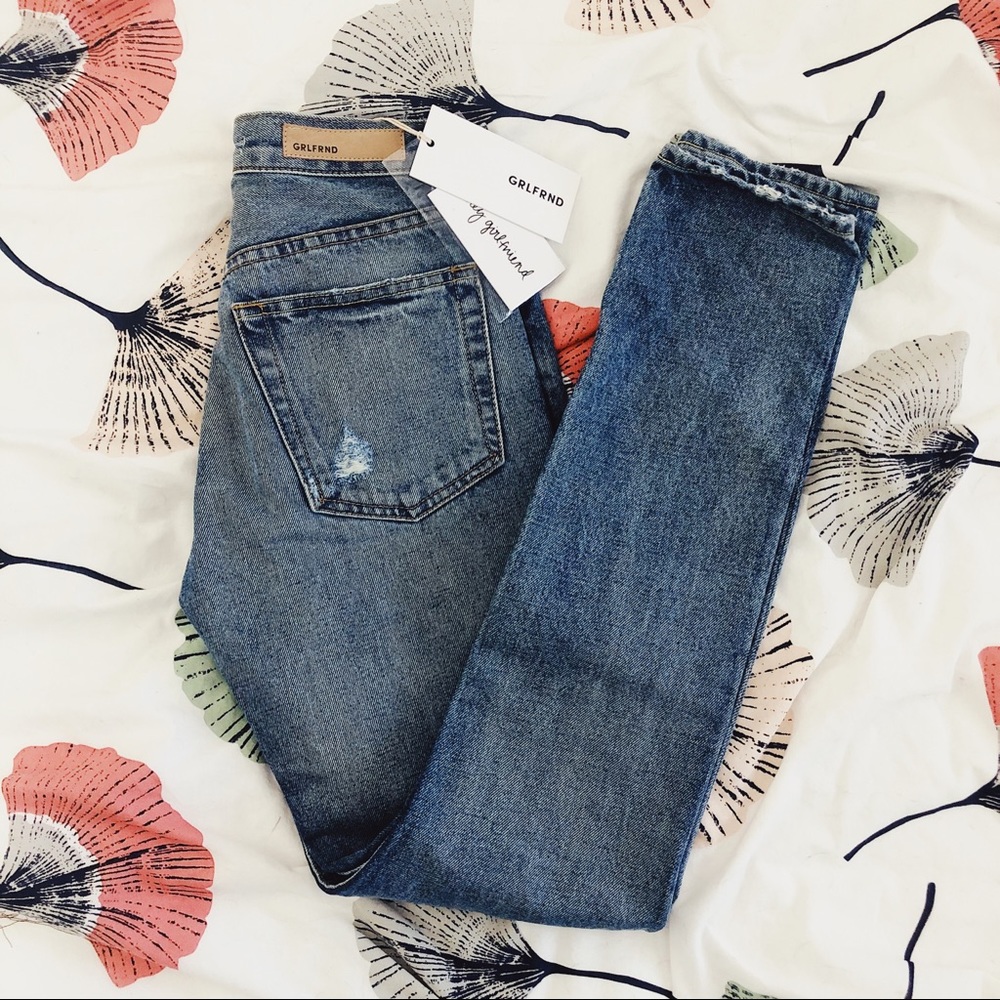 GRLFRND Karolina High-Rise Skinny in Last Dance